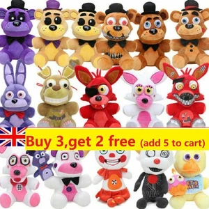 FNAF Five Nights at Freddy's Sanshee Plushie Toy 7" Plush Bear/Foxy Xmas Gift