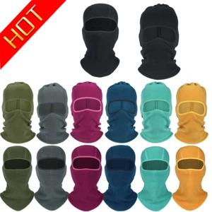 Winter Fleece Thermal Balaclava Face Mask Motorcycle Face Mask for Cold Weather - Picture 1 of 110