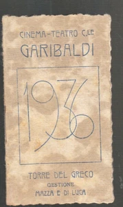 DIVI E STELLE DEL CINEMA Calendarietto Cinema Teatro cle Garibaldi 1936 - Foto 1 di 11