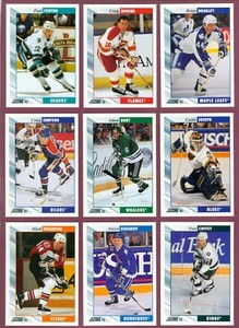 1992-93 SCORE USA NHL HOCKEY CARD 257 TO 384 SEE LIST
