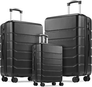 Carry-On Luggage Expandable Hard Shell Lightweight Roller Suitcase with TSA Lock - Picture 1 of 23