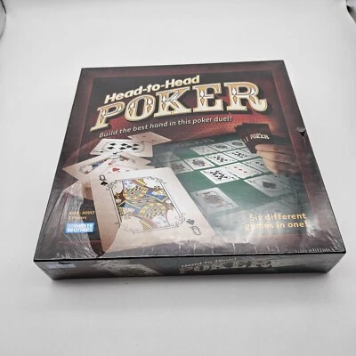 Head-to-Head Poker Card Board Game 2005 Parker Brothers New, Sealed - Image 1 of 2