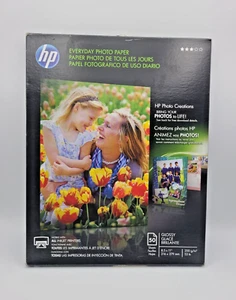 HP, Fotopapier glänzend, Größe 8,5" x 11" - 50 Blatt. - Bild 1 von 5