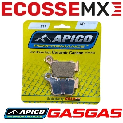 GASGAS EC300 APICO REAR BRAKE PADS 2021-2024 API 191 Apico/Gold Fren - Image 1 of 4