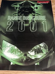 Folleto de ventas original de motocicletas de gama Kawasaki 2001 - Imagen 1 de 5