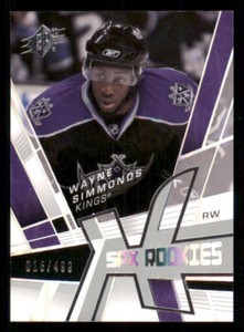 2008-09 SPx #102 Wayne Simmonds RC /499