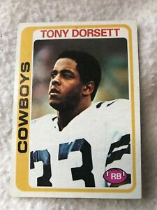 1978 Topps Football Tony Dorsett Rookie Card #315 