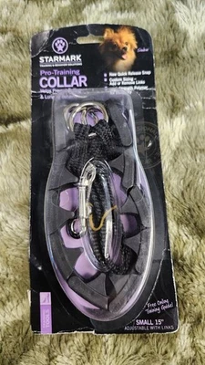 Collar de perro Starmark Pro Training negro 15 pulgadas (pequeño)  Foto 1 de 2