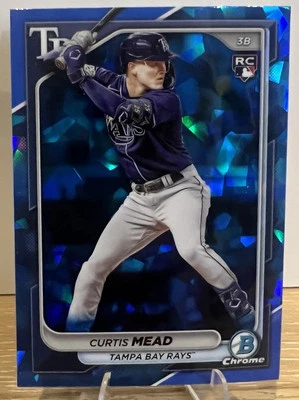 2024 Bowman Chrome Sapphire - Curtis Mead #49 (RC) - Image 1 of 2