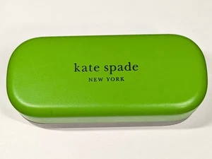 Kate Spade Sunglasses / Eyeglasses Case - Green & Black - Case Only - Picture 1 of 6