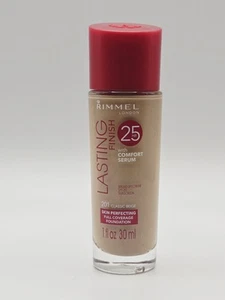 Rimmel Lasting Finish 25 Hr Full Coverage Foundation, 201 Classic Beige. QTY:1 - Picture 1 of 2
