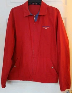 POLO SPORT Golfjacke Vintage Classic Rot Herren Windbreaker Gr. MEDIUM  - Bild 1 von 3