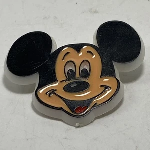 Disney Mickey Mouse Kopf Kunststoff Pin Vintage Sammler Pin Made In USA B14A - Bild 1 von 5
