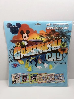 Kit de álbum de recortes Castaway Cay Disney Cruise Line DCL nuevo sellado difícil de encontrar Foto 1 de 2