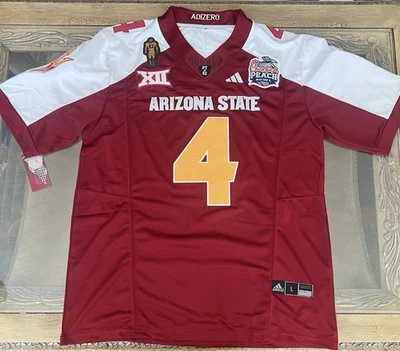 Camiseta Cam Skattebo NUEVA Para Hombres Grande Granate Roja Arizona State Sun Giants Envíos a EE. UU. Foto 1 de 4