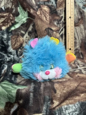 Peluche Mattel Popples Turquesa Puffling Reversible 1986 Vintage Foto 1 de 4