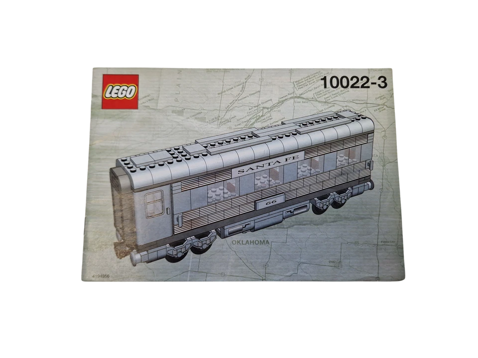 Lego® TRENO Ferrovia 10022_3 istruzioni per il montaggio Santa Fe Carro - Immagine 1 di 1