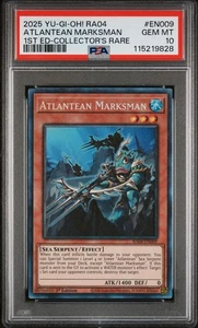 Atlantean Marksman *PSA GEM MINT 10* RA04-EN009 *POP 1* Collector's Rare - Picture 1 of 2