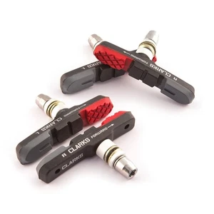 Clarks V Brake Pads MTB Bike Hybrid V-brake Block Elite Triple Compound X2 pairs - Picture 1 of 5