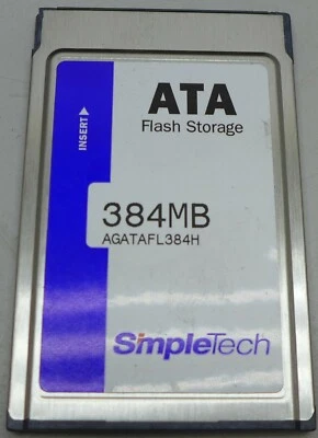 SimpleTech Flash Storage AGATAFL384H 384MB - Image 1 of 2