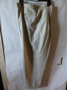 ZANELLA MENS DRESS PANTS IN CREAM US MENS SIZE 44 - Picture 1 of 2