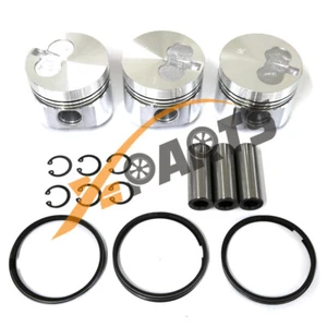 3TNA72 Engine 3 set Piston + Rings Kit Set STD for Yanmar - Picture 1 of 5