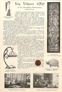 ORLEANS ( 45 ) LES VITRAUX D'ART & MOSAIQUES LUMINEUSES / L. FAUCHE / ADP 1924 - Foto 1 di 1