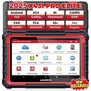 2025 LAUNCH X431 PRO Elite Bidirectional OBD2 Scanner Car Diagnostic Tool - Picture 1 of 18