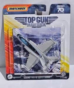 Matchbox Sky Busters Top Gun Maverick Boeing F/A-18 Super Hornet 4/32 Plane NEW