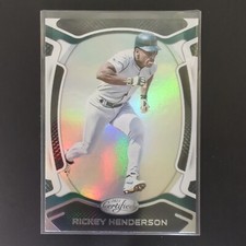 Rickey Henderson 2021 Chronicles Certified #40 Oakland Athletics HOF