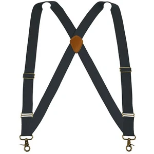 Buyless Fashion Trucker Suspenders Men - 48" Elastic Adjustable 1 1/4" X  Braces - Picture 1 of 49