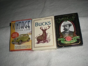 Lote de barajas de cartas de colección (3) Jack Daniels - Coches de motor - ¡Bucks excelentes! - Imagen 1 de 6
