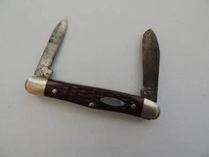 Vintage Case XX 6208 Red Bone Half Whittler - Picture 1 of 7