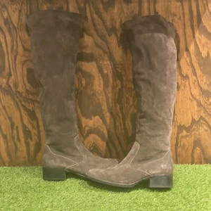 Stivali al ginocchio Born "Cricket" in camoscio marrone F50642 / donna taglia US 8,5 M / BELLI!!! - Foto 1 di 18