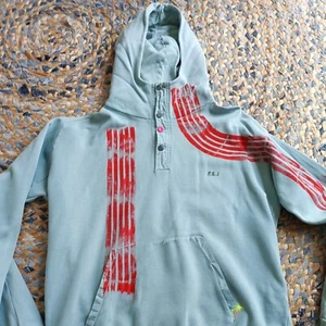 PAUL SMITH Vintage Sweatshirt / HOODIE Size XL Customised Paul McNeil Cool Retro - Picture 1 of 17