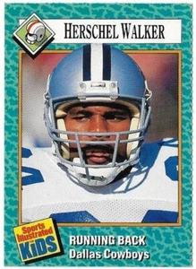 π₯ HERSCHEL WALKER 1989 Sports Illustrated For Kids SI Series 1 #17 Cowboys π₯ - Picture 1 of 2