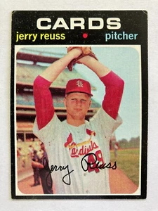 1971 Topps #158 Jerry Reuss (St. Louis Cardinals) - Picture 1 of 2
