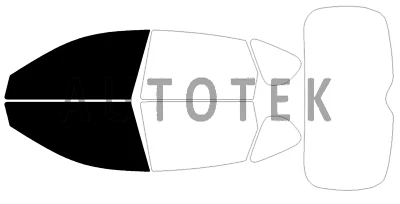 PreCut Film Front Two Door Windows Tint For Subaru Impreza Hatchback 2008-2011 - Image 1 of 4