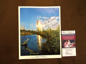 TOM STAFFORD GEMINI APOLLO NASA ASTRONAUT SIGNED AUTO NASA LITHO ASTP PHOTO JSA - Picture 1 of 3