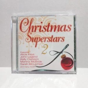 Christmas Superstars 2 CD (2008)-Various Artists-Holiday-Carols-Factory Sealed - Picture 1 of 4