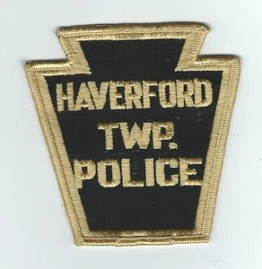 VINTAGE HAVERFORD TWP., PENNSYLVANIA POLICE (CHEESE CLOTH BACK) patch - Picture 1 of 2