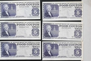 US 1997 B USDA $5 Food Coupons AU/+ Lot of 12 RC0722 combine shipping - Picture 1 of 2