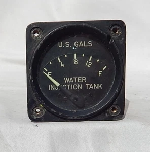 Instrumento indicador de inyección de agua Hellcat Fighter Grumman F6F Segunda Guerra Mundial USN - Imagen 1 de 3