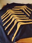 10 "ORVIS" notched wooden clothes hangers 17" OVER 100 AVAILABLE!!!