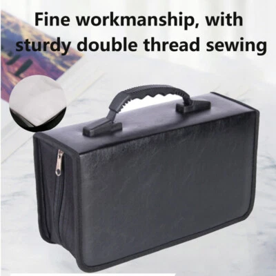 128 DVD CD DISC Holder Plastic Storage Case Folder Wallet Carry Bag Organizer UK - Image 1 of 4