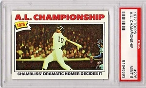 1977 TOPPS A.L. CHAMPIONSHIP #276 - PSA 9 - NEW YORK YANKEES! - Picture 1 of 2