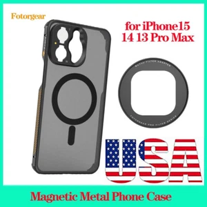 Fotorgear Coque Téléphone Magnétique Métal 67mm Adaptateur pour iPhone 15 14 13 Pro Max - Photo 1 sur 17