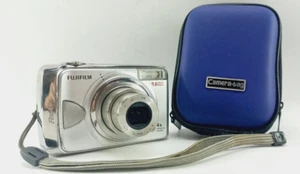 FujiFilm Digital Camera FinePix A920 Silver Compact 9.0MP Tested Working Case - Picture 1 of 16
