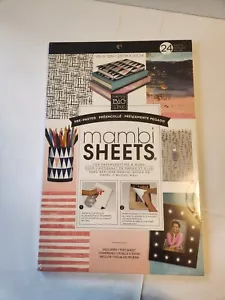 Mambi Sheets 24 Sheets 9" x 13" Pre-Pasted Papercrafting Art Crafts New - Picture 1 of 6