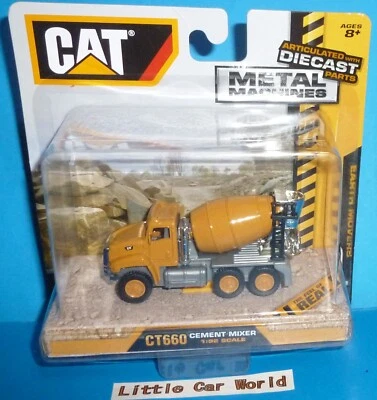 CAT CT660 Cement Mixer 1:92 Scale Earth Movers Metal Machines Die Cast 8+ - Image 1 of 4